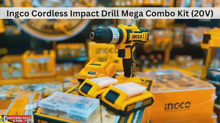 Ingco Cordless Impact Drill Mega Combo Kit (20V) unboxing and review