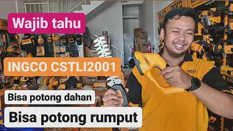 Review Gunting Rumput Dahan Cordless Garden Shear INGCO CSTLI2001