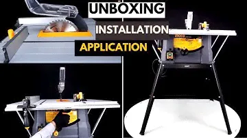 INGCO Table saw unboxing and assembly | TABLE SAW WITH CIRCULAR SAW | Best Table Saw In Budget
