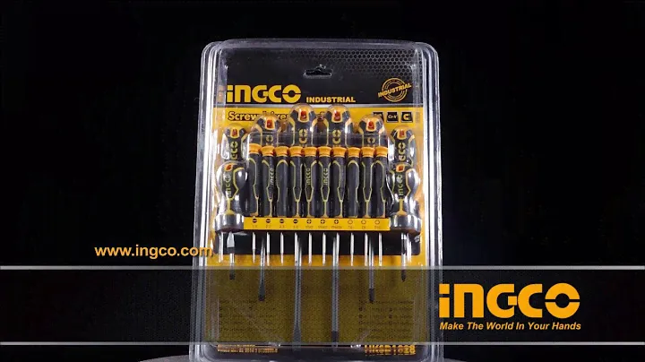 INGCO HKSD1828 18Pcs Screwdriver and Precision Screwdriver Set