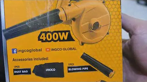 SHOPEE.PH //  INGCO AB4018 400W Electric Aspirator Blower