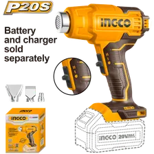 Фен аккумуляторный INGCO HGLI2002 INDUSTRIAL 20 В