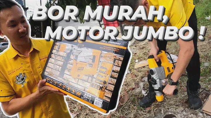 INGCO RH 10508 BOR MOTOR BESAR. Murah. HAMMER. BESI, KAYU, BETON, TEMBOK. Cara Bor. Kegunaan, Fungsi