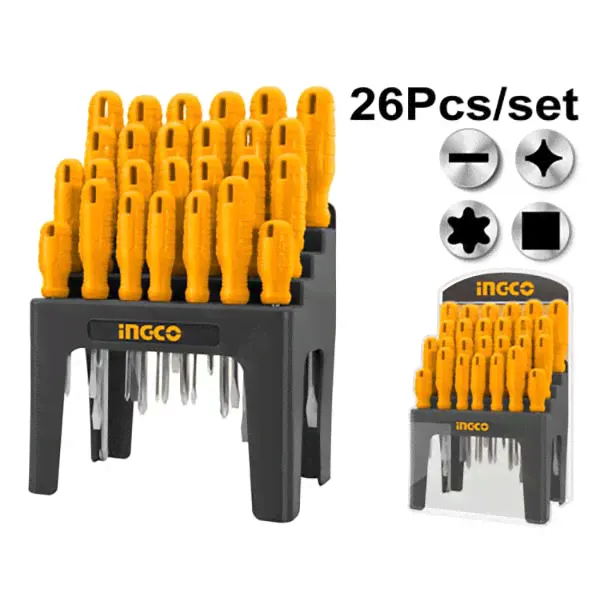 Набор отверток 26шт INGCO HKSD2658