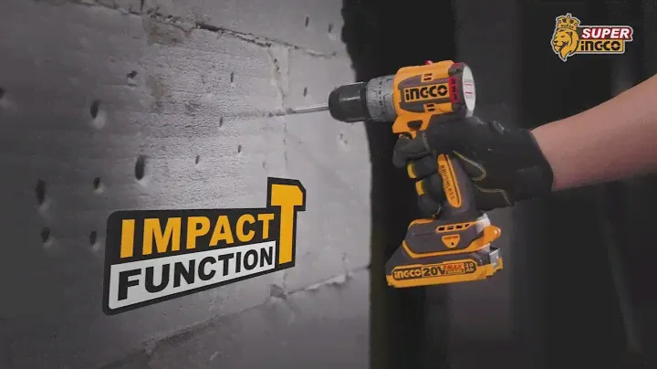 Ingco CIDLI20602 Compact Brushless Cordless Impact Drill
