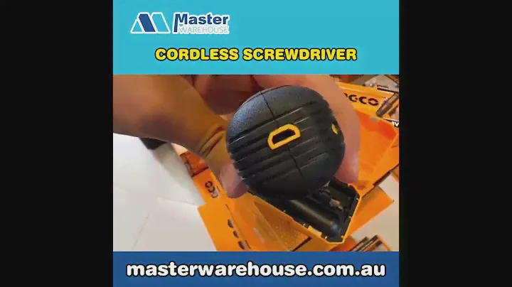 INGCO Li Ion Cordless Screwdriver 4V