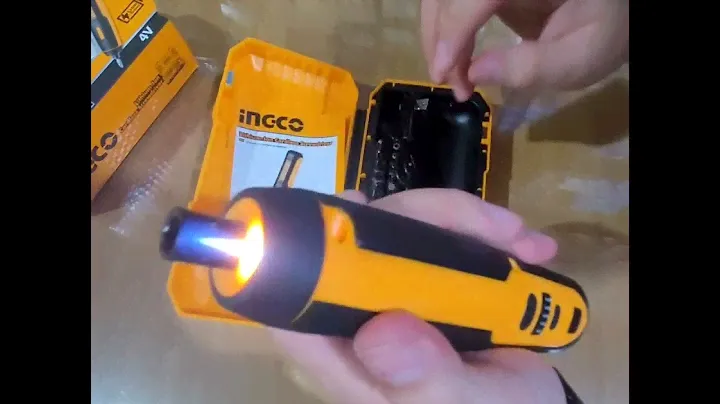 INGCO CSDLI0403 Lithium-Ion Cordless Screwdriver / Obeng Listrik Nirkabel