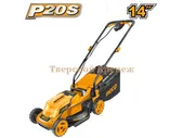 Газонокосилка аккумуляторная 14" Li-Ion 20 В INGCO LMLI2014