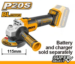 УШМ INGCO_Powertools Аккумуляторная Li-Ion Ingco CAGLI201158