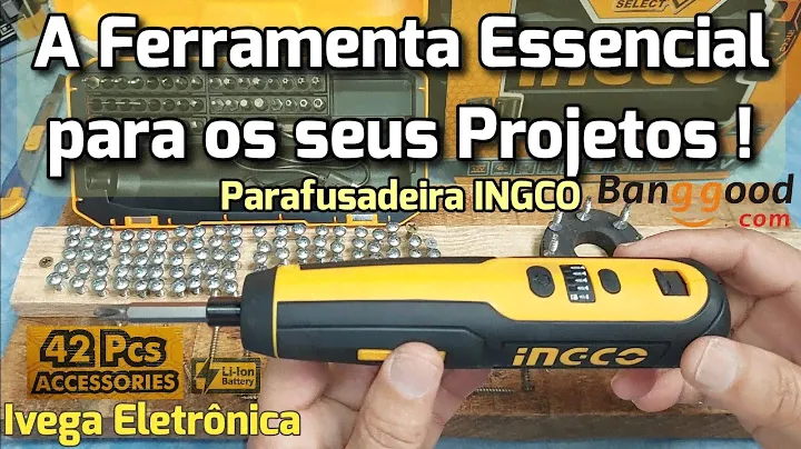 Parafusadeira INGCO, a ferramenta essencial para seus projetos. CSDLI0403