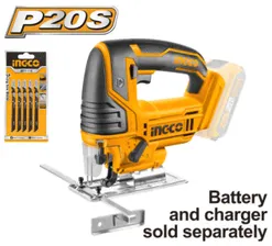 INGCO_PowerTools Аккумуляторный лобзик Li-Ion 20В,Ingco CJSLI8501