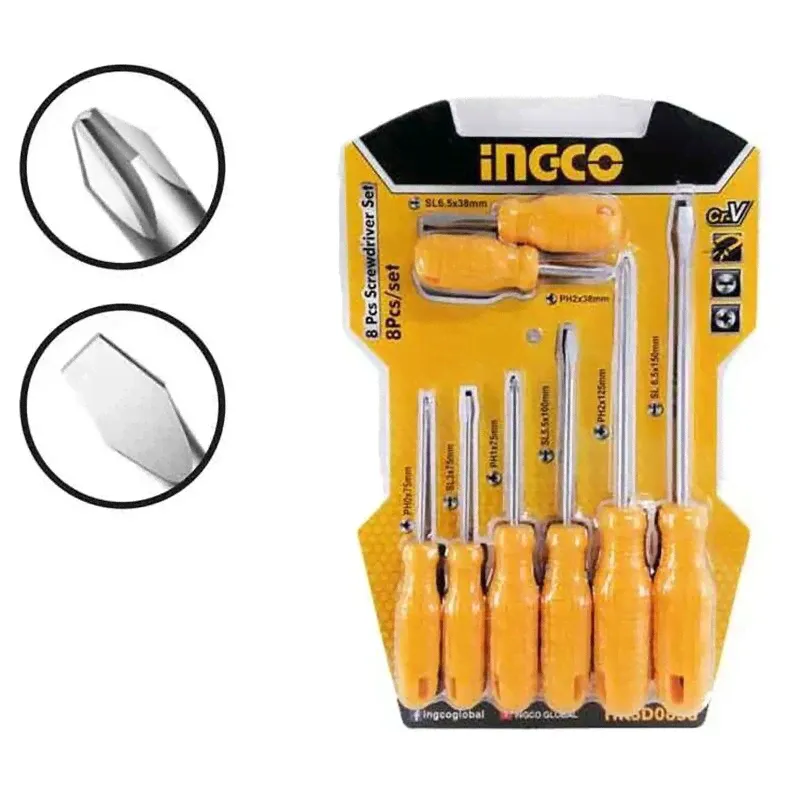 Набор отверток Ingco HKSD0858